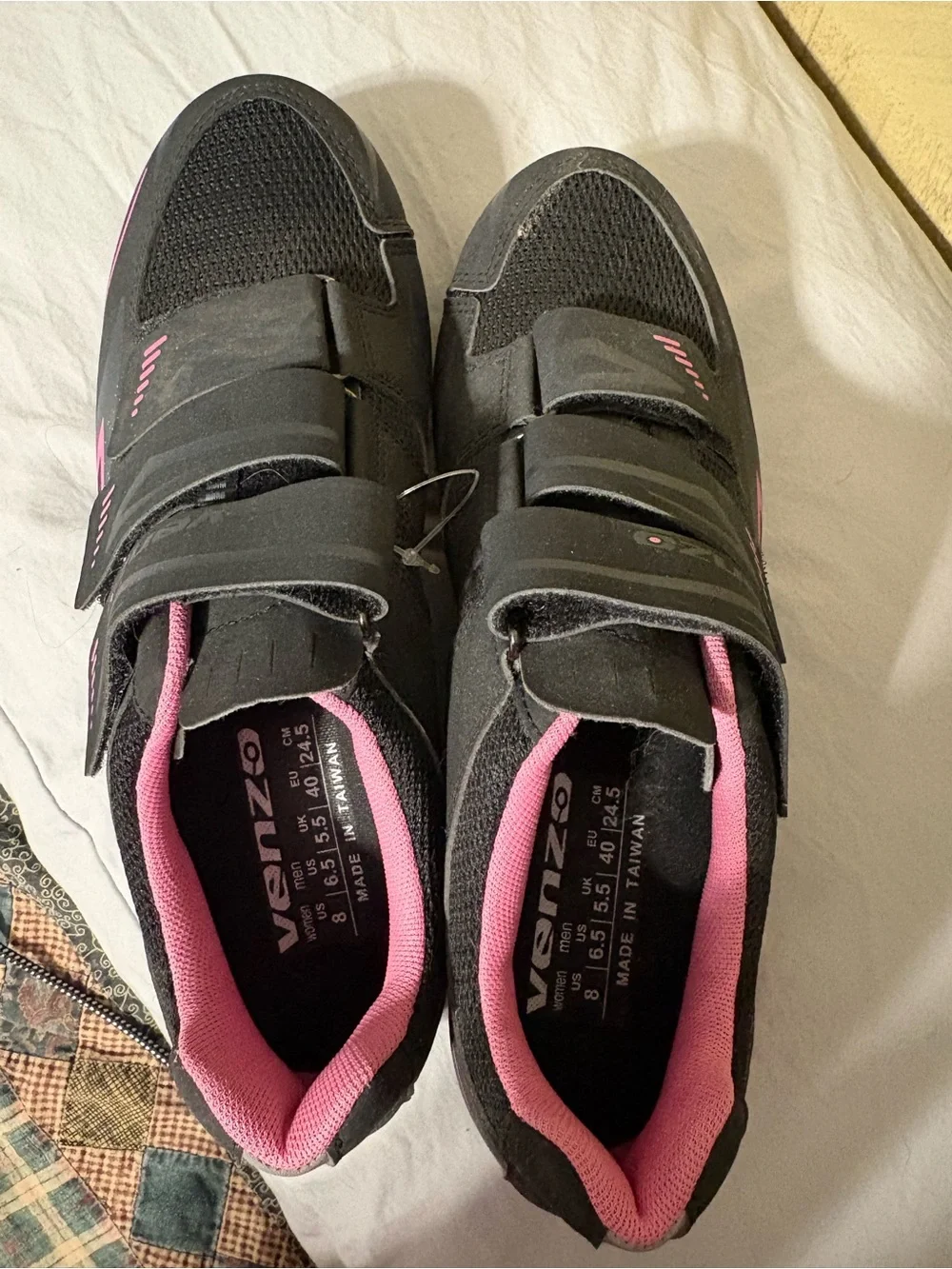 Size 8 women’s cycling shoes
